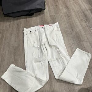 Guess White Denim Pants